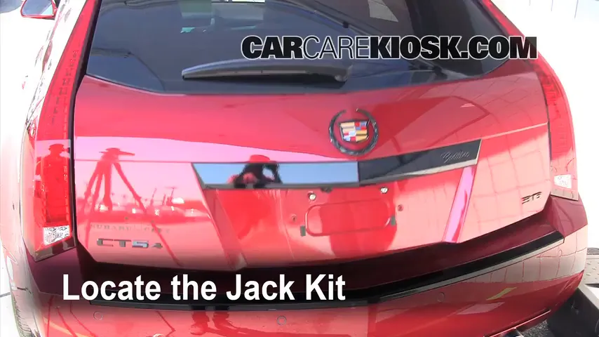 2010 Cadillac CTS Premium 3.6L V6 Wagon Tires & Wheels Change a Flat Tire